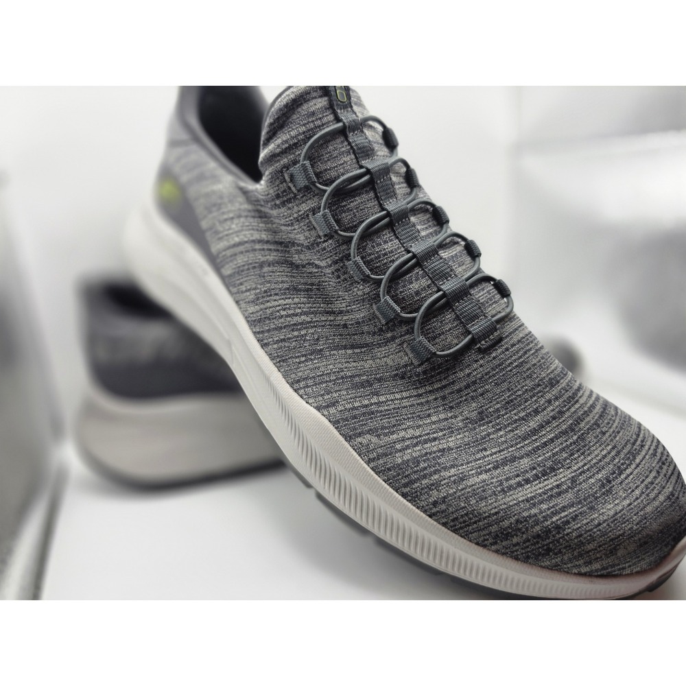 Skechers Summits Louvin Charcoal Grey Extra Wide Slip On Sneakers 232518WW US 13